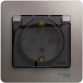 Розетка Schneider Electric Glossa GSL001248 (платиновый)