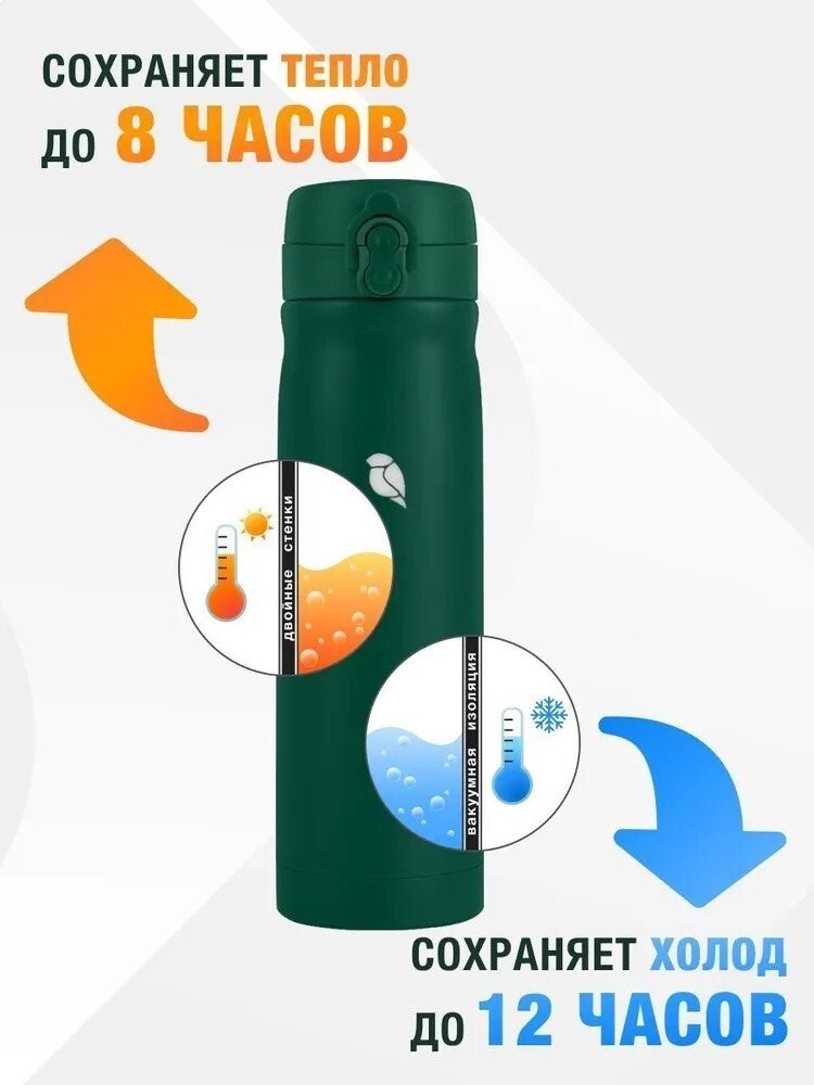 Термос Sand Lark ODF-500C2 500мл (зеленый)