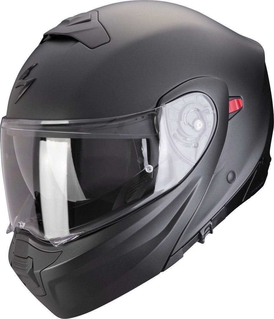 Мотошлем Scorpion Exo EXO-930 Evo Solid (р. 2XL, черный матовый)