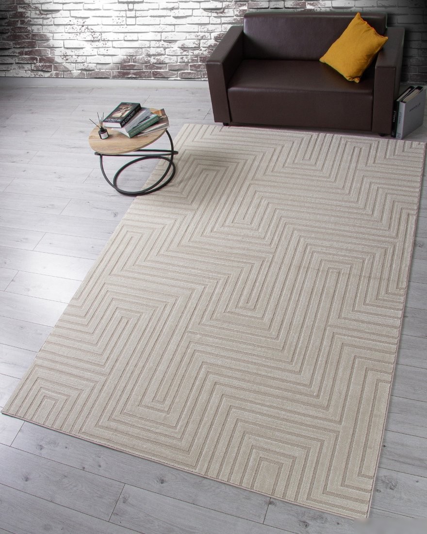 Ковер для жилой комнаты Merinos Dios F412-STAN-LIGHT CREAM (2x2.9)