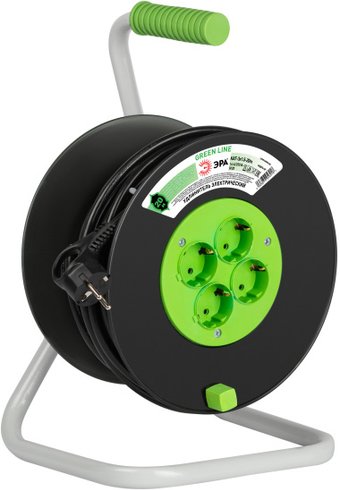Удлинитель на катушке ЭРА GREEN LINE KAT-3x1.5-20m Б0065135