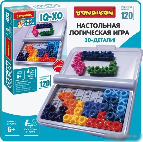 Настольная игра Bondibon БондиЛогика IQ-Xo ВВ5843