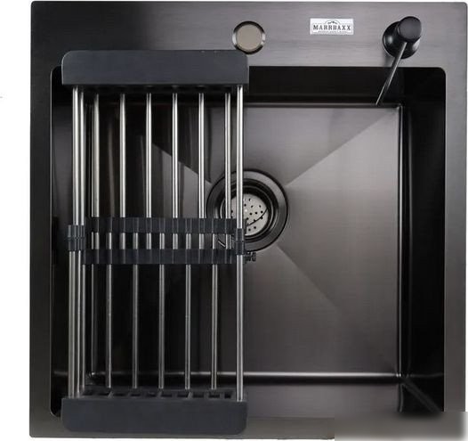 Кухонная мойка MARRBAXX B5050-R (черный/графит)
