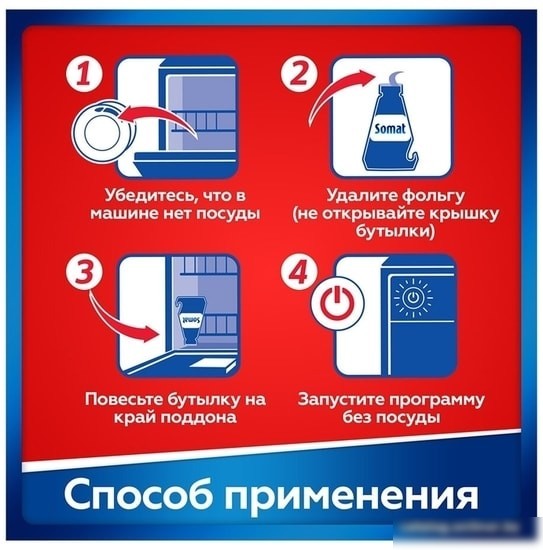 Очиститель для посудомоечной машины Somat Intensive Machine Cleaner 250 мл
