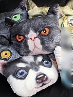 Декоративная подушка Matex Animals Шиба 15-956 (коричневый)
