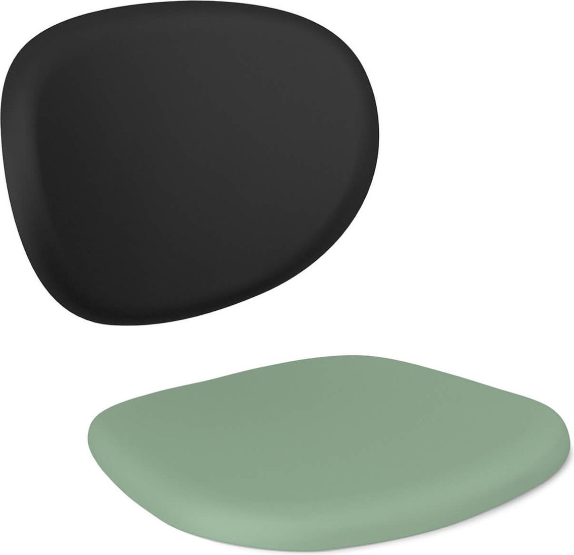 Стул Sheffilton SHT-S180 (черный/нежно-мятный/черный)