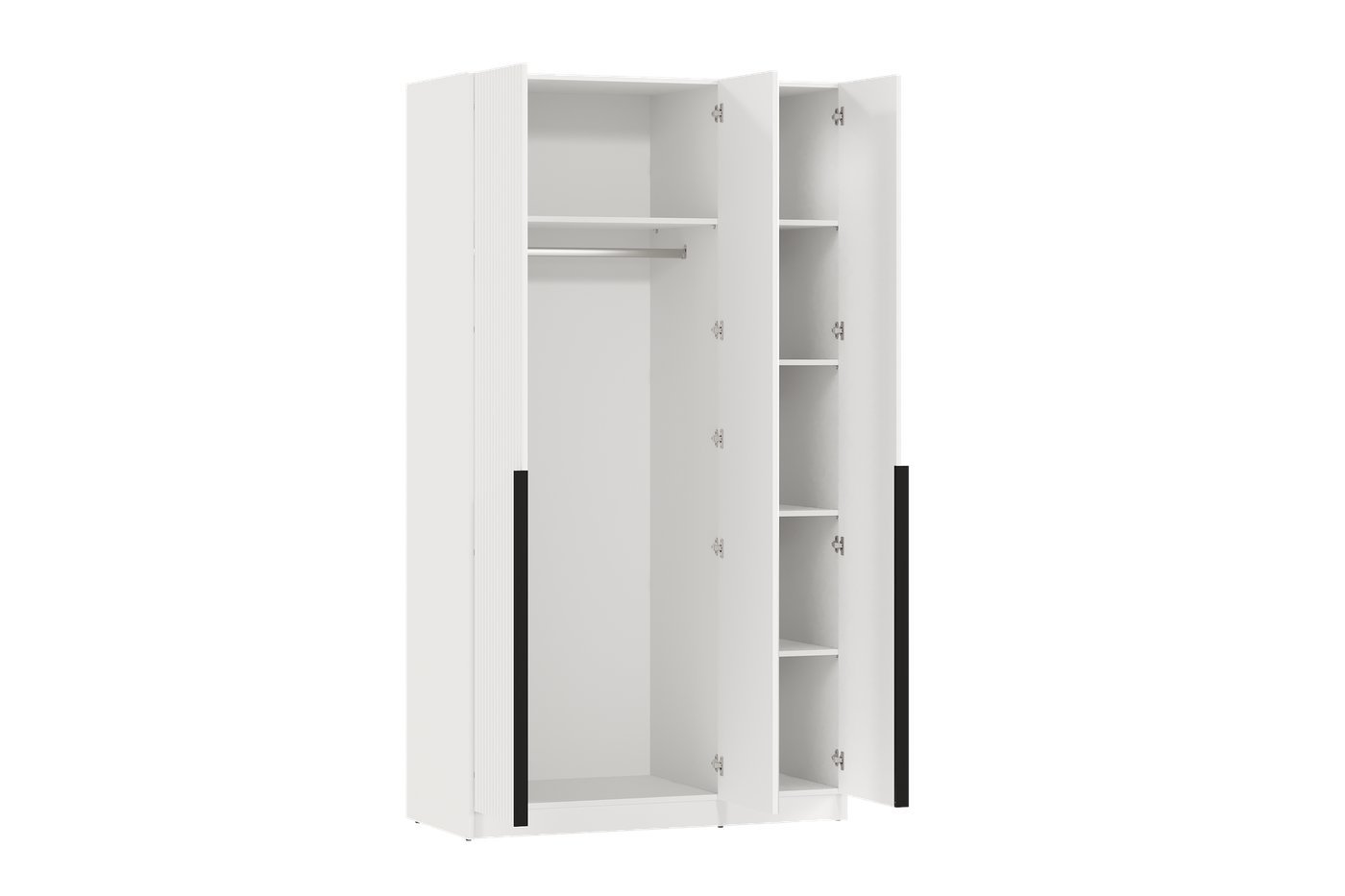 Шкаф распашной Black Red White SZF2D1L (белый/белый)