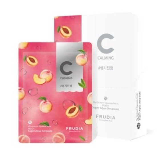 Frudia Маска тканевая Питательная маска для лица с персиком 20 мл