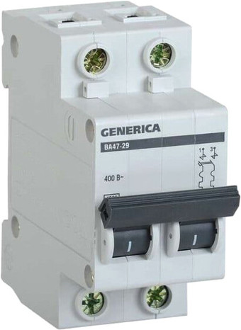 Generica ВА 47-29 2Р 10А 4.5кА MVA25-2-010-C