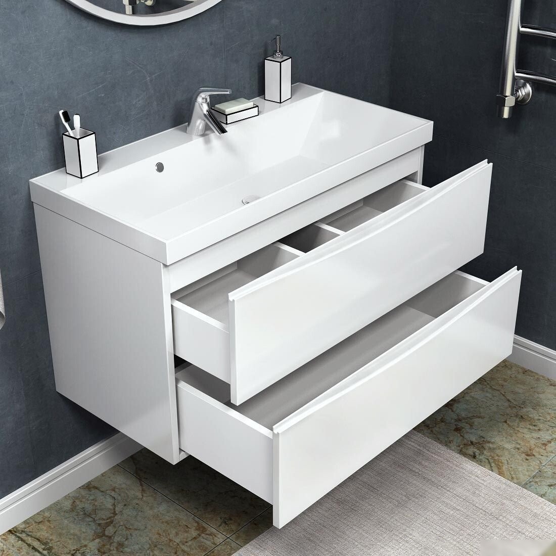 Vela Тумба под умывальник Vela Бриз 90П под Classica TU27056