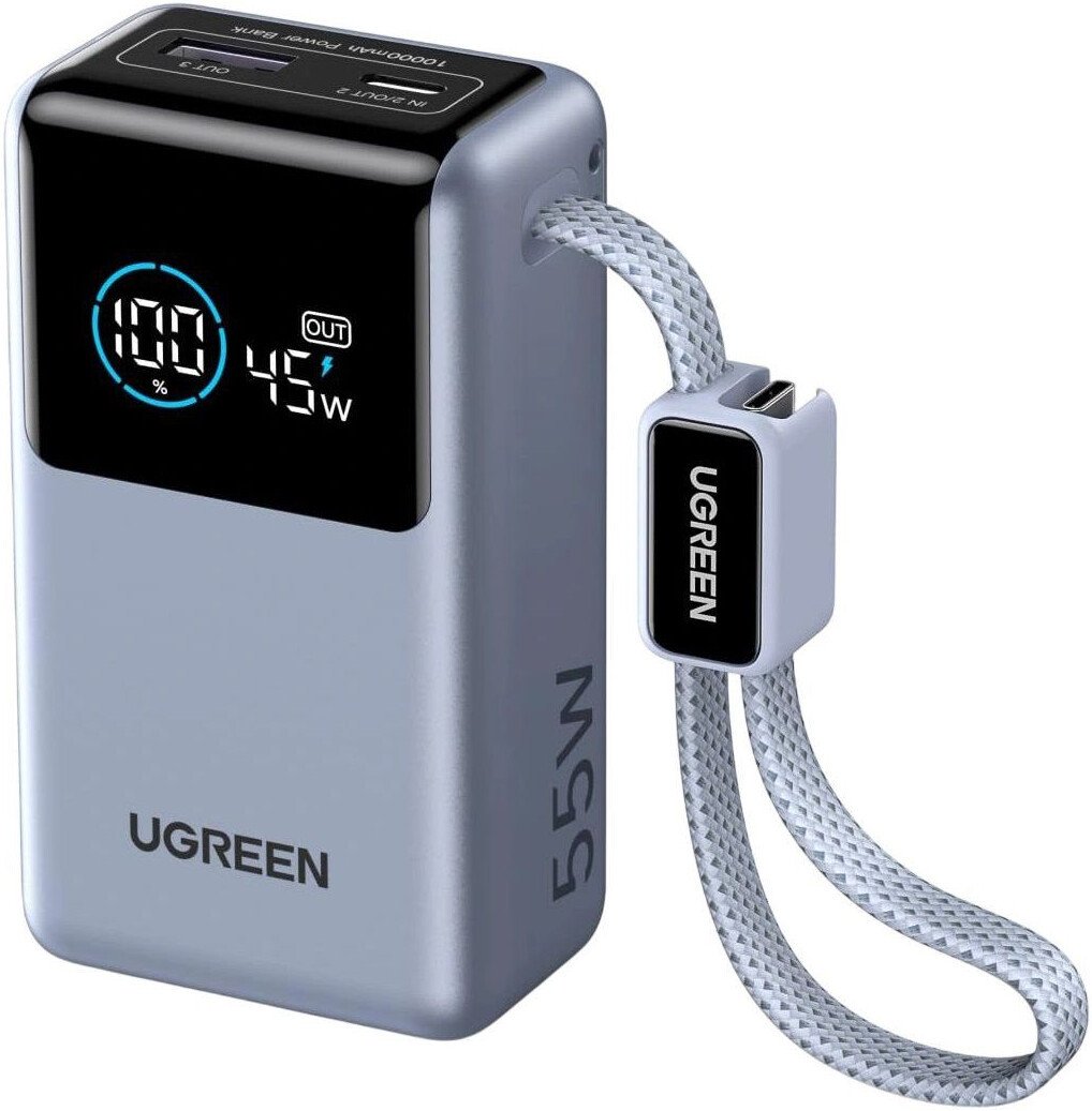 Внешний аккумулятор Ugreen Nexode Pro PB727 75701B 10000mAh (серый)