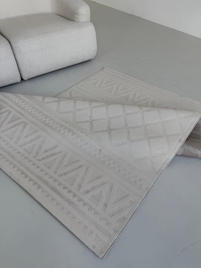 Ковер для жилой комнаты LAXMI Comfort 847 прямоугольник (3x4, Cream/Cream)