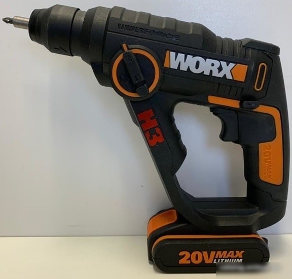 Перфоратор Worx WX390.1 (с 2-мя АКБ и ЗУ)