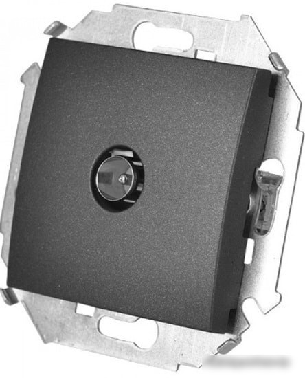 Розетка телевизионная Simon 1591475-038 (графит)