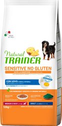Сухой корм для собак Trainer Natural Sensitive No Gluten Medium&Maxi Adult с яйцом 12 кг