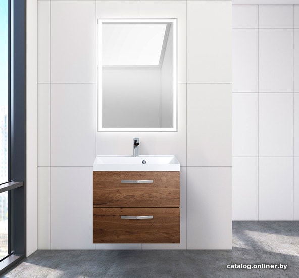 BelBagno Тумба под умывальник Aurora-600-2C-SO-RT (rovere tabacco)