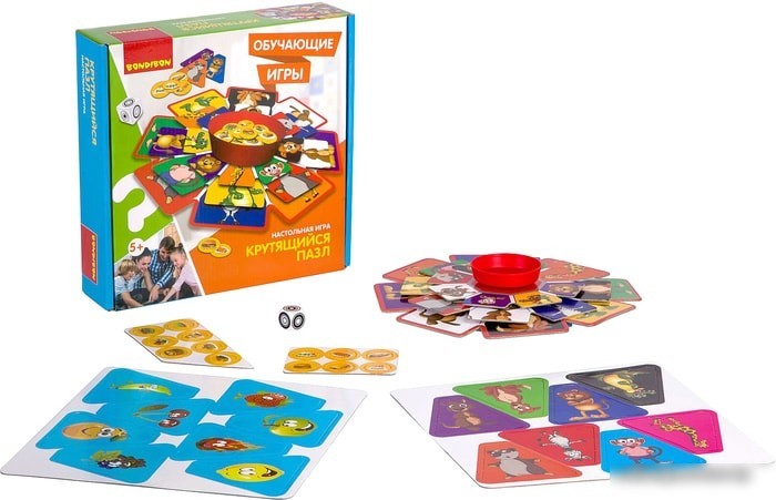 Настольная игра Bondibon Крутящийся пазл