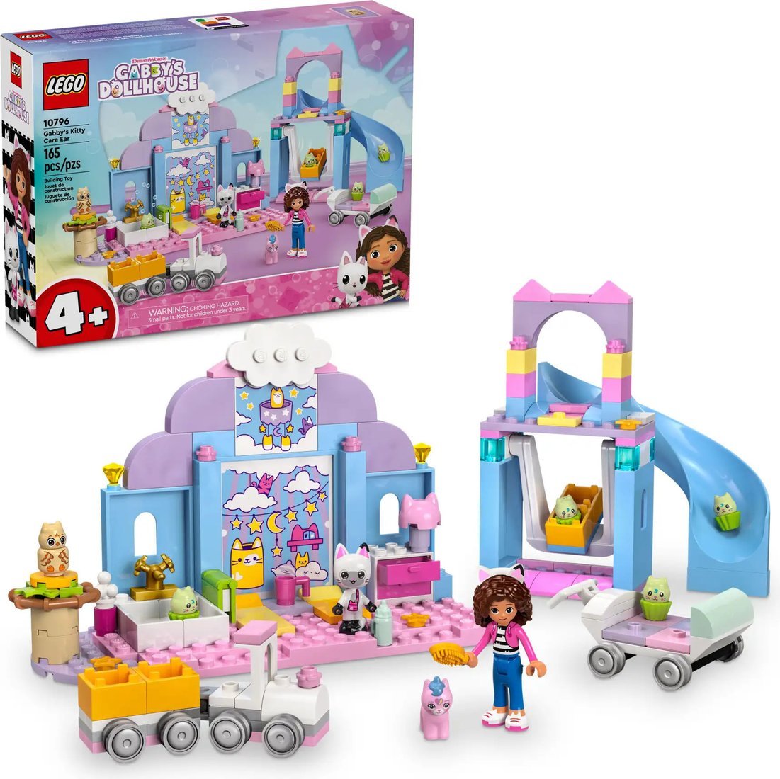 Конструктор LEGO Gabby's Dollhouse Уход за котятами Габби 10796