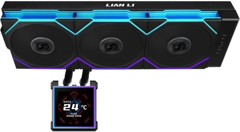 Система жидкостного охлаждения для процессора Lian Li HydroShift II LCD-S 360TL G89.GHS2LCDS36TB.R0