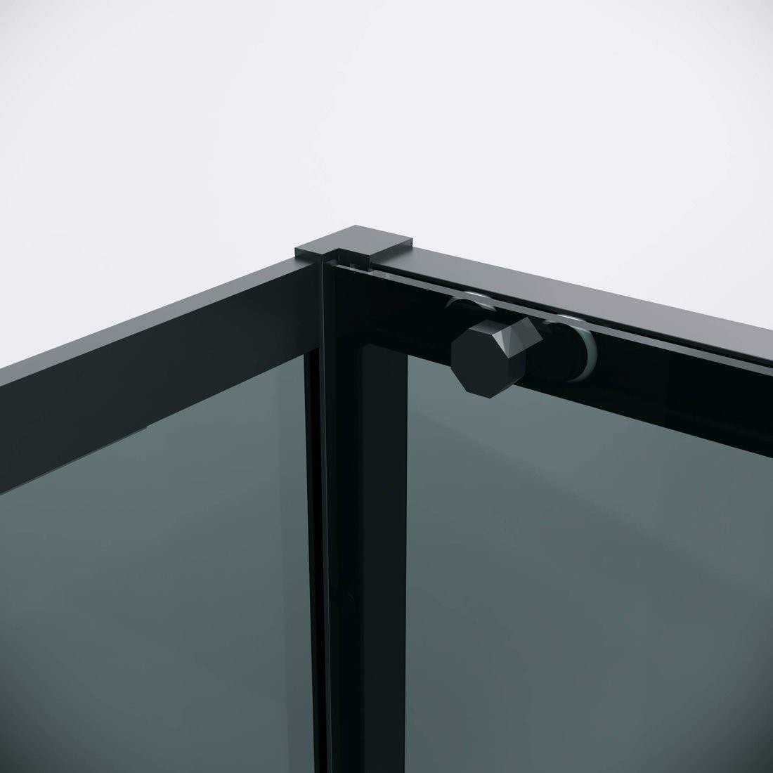 Душевой уголок Grossman Style 100x100x195 120.K33.05.1010.21.10 (черный матовый/стекло тонированное)