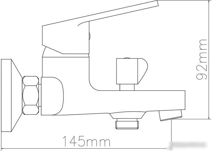 Смеситель Voda Level LV54acs