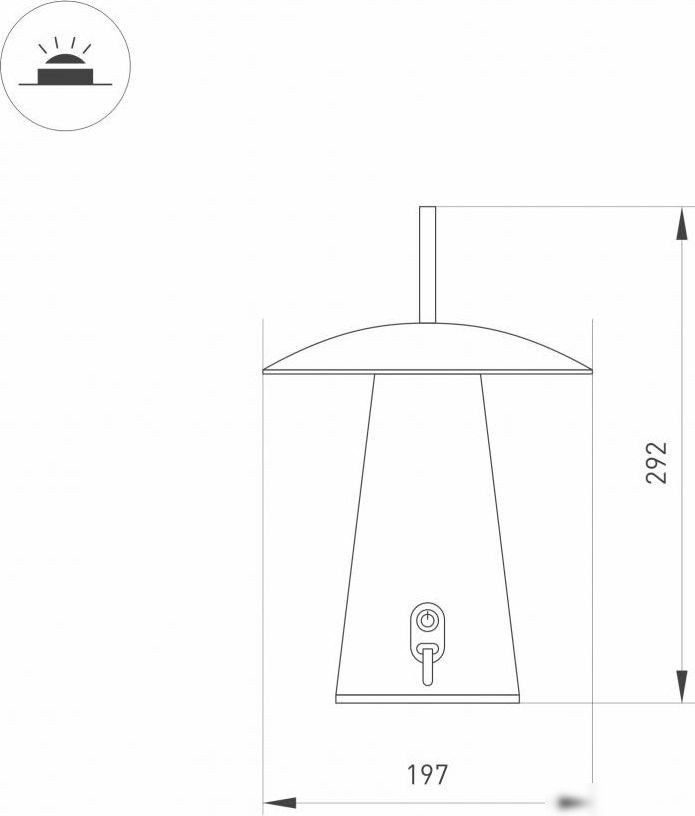 Уличный настенный светильник Arlight SP-Patio-Tab-2W Warm3000 030051