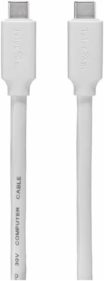 Кабель Telecom TUS719W-1.2M USB Type-C - USB Type-C (1.2 м, белый)