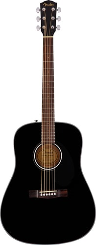 Акустическая гитара Fender CD-60S (черный)