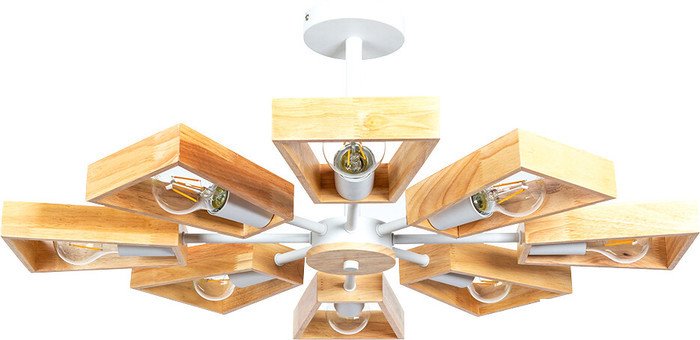Люстра средней высоты Arte Lamp Brussels A8030PL-8WH