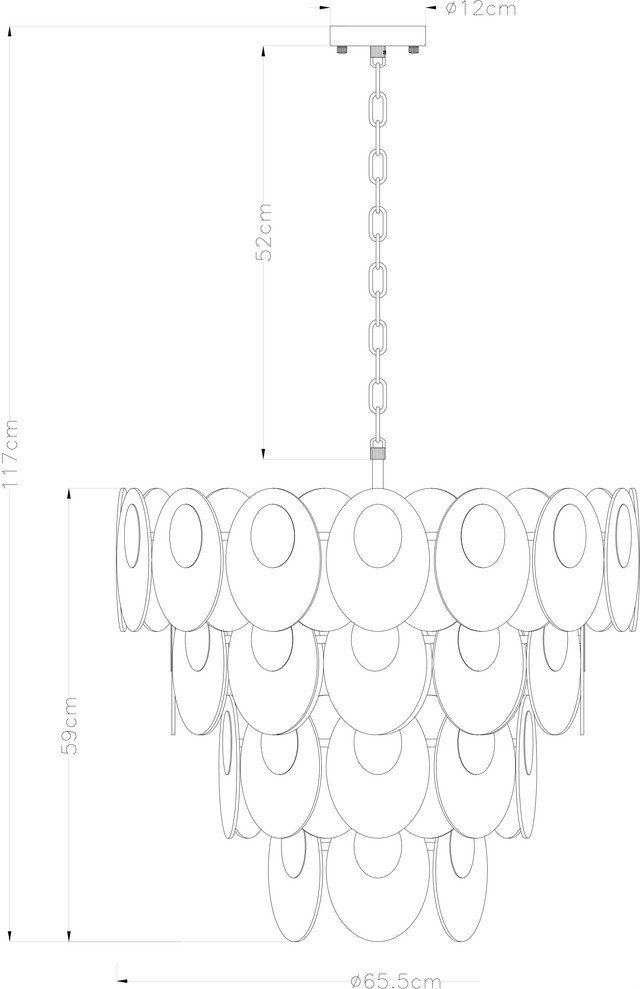 Подвесная люстра Arte Lamp Rosabella A4067LM-11CC