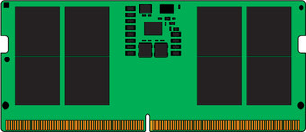Оперативная память Kingston 16ГБ DDR5 SODIMM 5600 МГц KVR56S46BS8-16