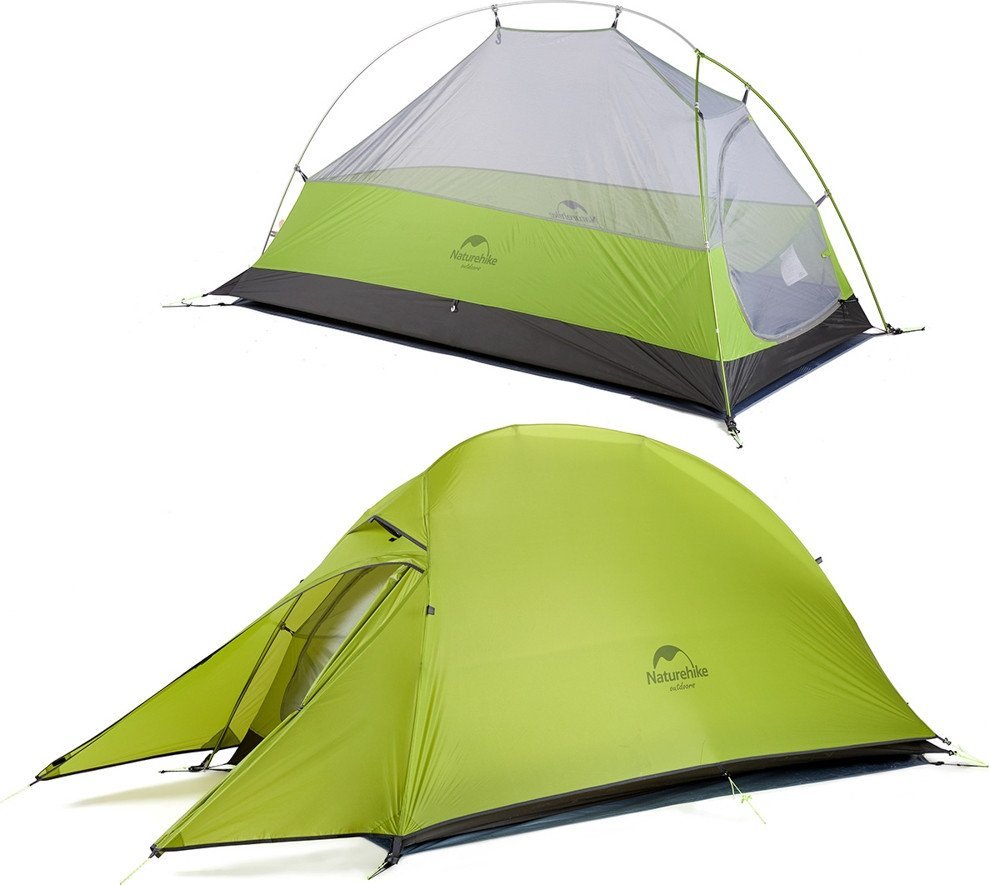 Кемпинговая палатка Naturehike P-Series NH18Z033-P 210T/65D (светло-зеленый)