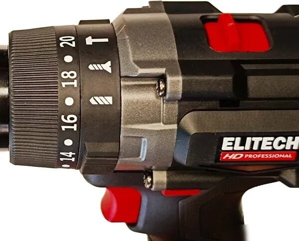 Ударная дрель-шуруповерт ELITECH CD 20BL2 E2201.042.00 (без АКБ)