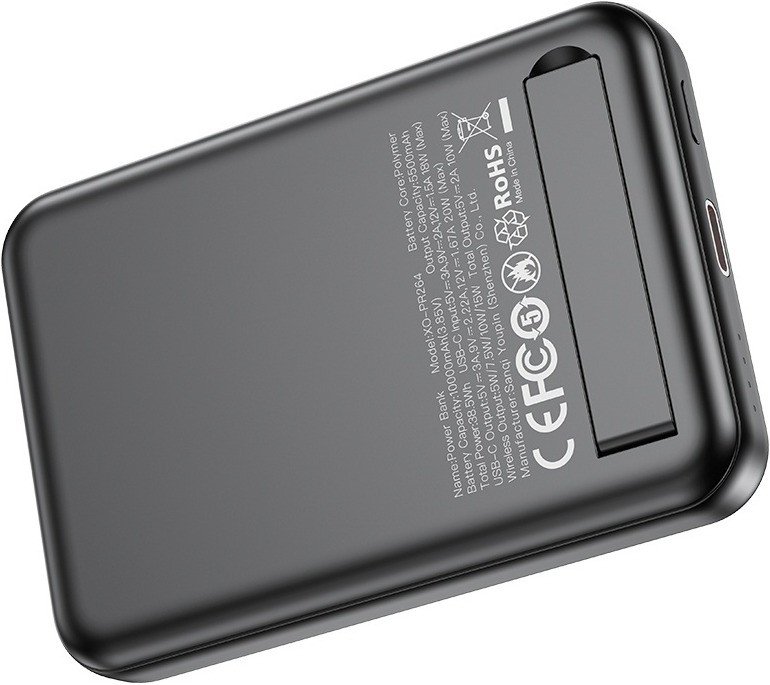 Внешний аккумулятор XO PR264 10000mAh (черный)
