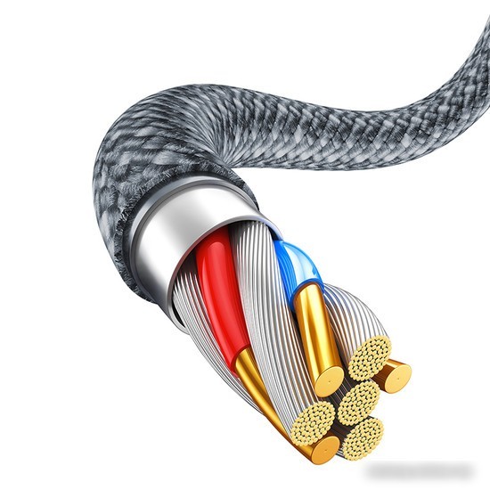 Кабель Baseus Dynamic Series USB Type-A - Lightning (1 м, серый)
