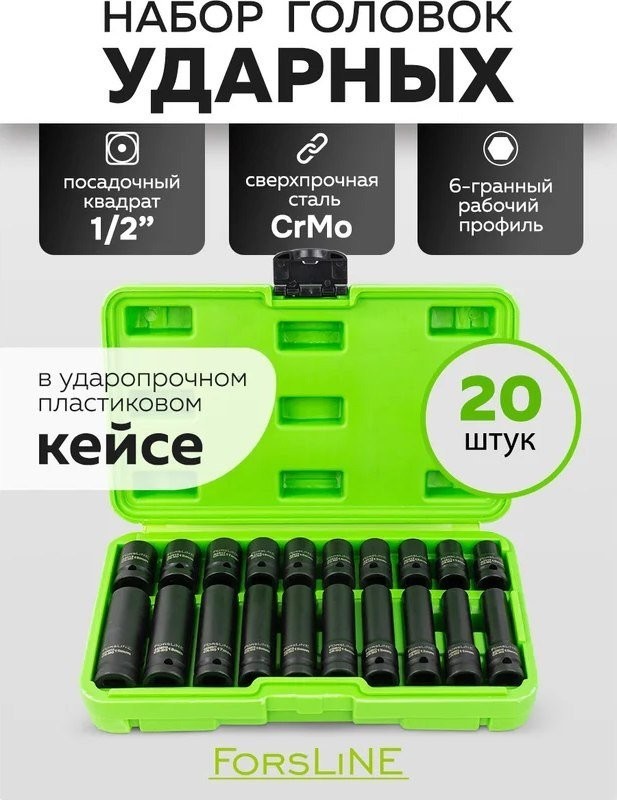 Набор головок слесарных ForsLine FL-4201-5K (61789)