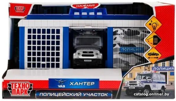 Паркинг Технопарк Пост ГАИ с машинкой ВАЗ 2106 GARAGE-22SL1XCAR-POL Паркинг Технопарк Пост ГАИ с машинкой ВАЗ 2106 GARAGE-22SL1XCAR-POL
