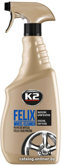 K2 Очиститель дисков Car Felix 750мл K167M K2 Очиститель дисков Car Felix 750мл K167M