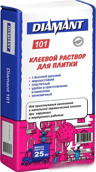 Клей для плитки Diamant 101