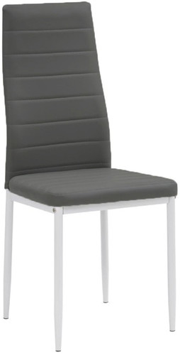 Стул Mio Tesoro Джия DC-060KD (серый/белый)