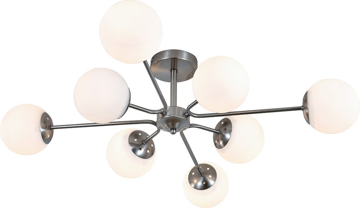 Люстра средней высоты Escada 150008/8R ES0000070 (Satin Nickel)