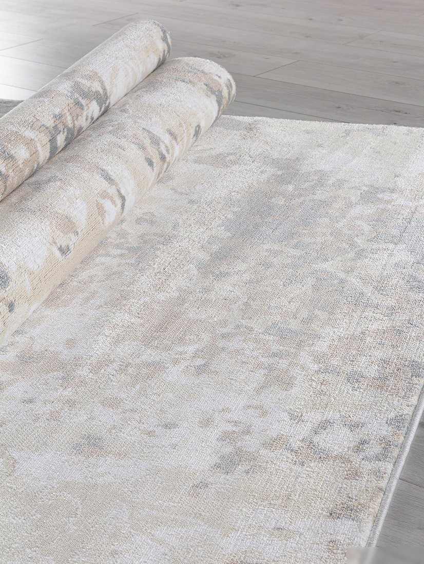 Ковер для жилой комнаты Merinos Iris МР05-STAN-CREAM-BLUE (1.6х2.3)