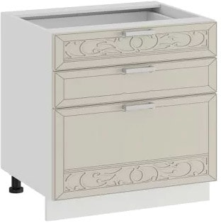 Шкаф напольный Трия Долорес 1Н6Я3 (крем)