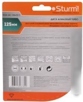 Отрезной диск алмазный Sturm 9020-04-125x22-T