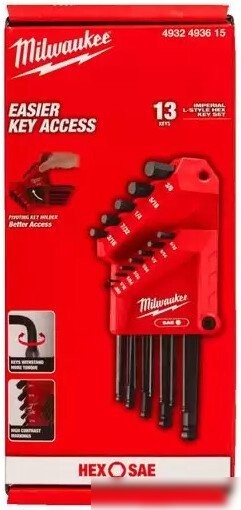 Набор ключей Milwaukee 4932493615 (13 предметов)