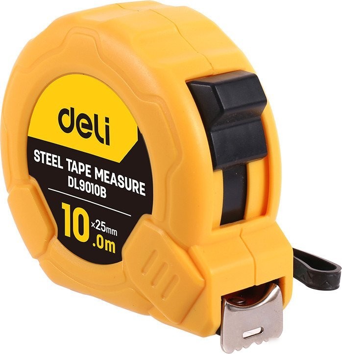 Рулетка Deli YS EDL9010B (10мx25мм)