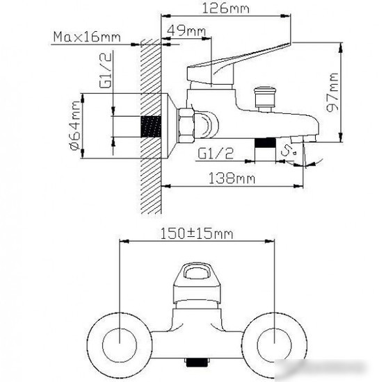 Смеситель Wisent WP30213
