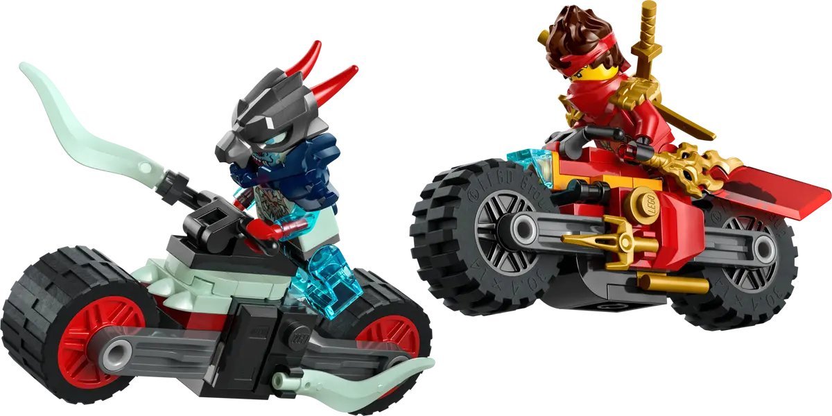 Конструктор LEGO Ninjago Скоростная гонка на мотоцикле Кая 71838