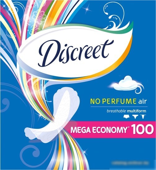 Прокладки ежедневные Discreet Air Multiform Trio (100 шт)