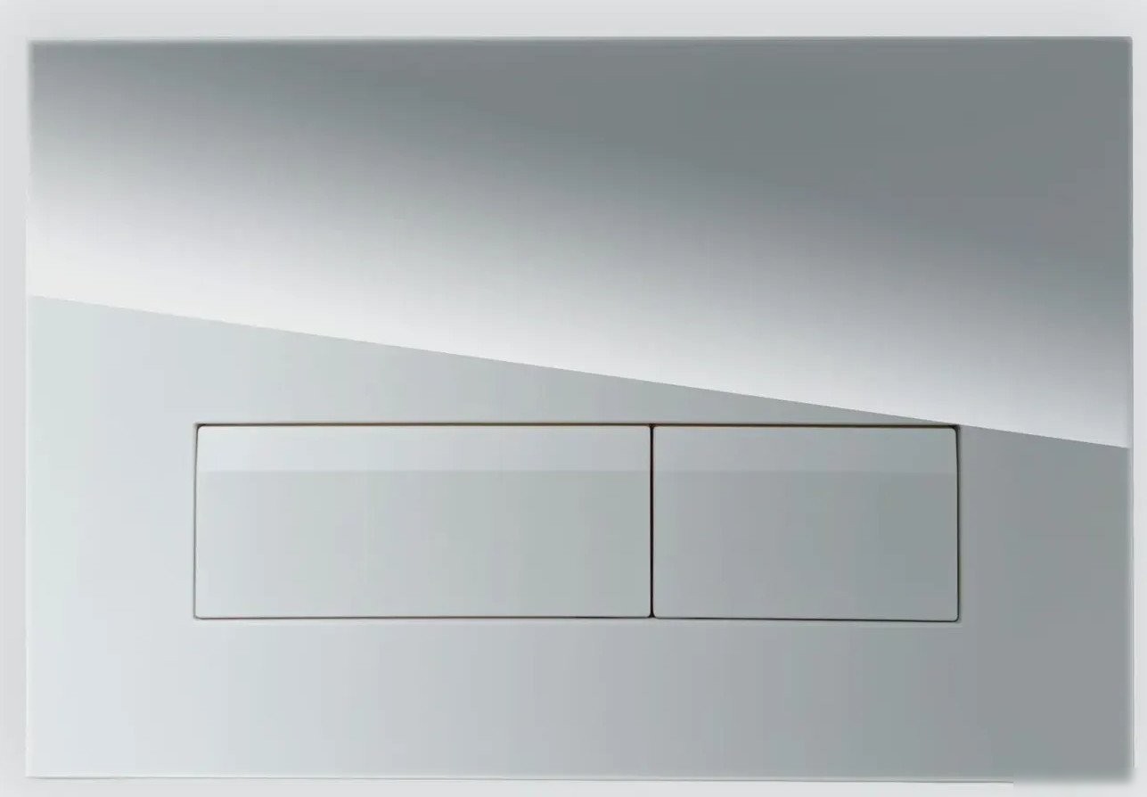 Унитаз подвесной Saniteco Tornado KW-9005WT + Triton Pro EVO815N (с кнопкой хром)